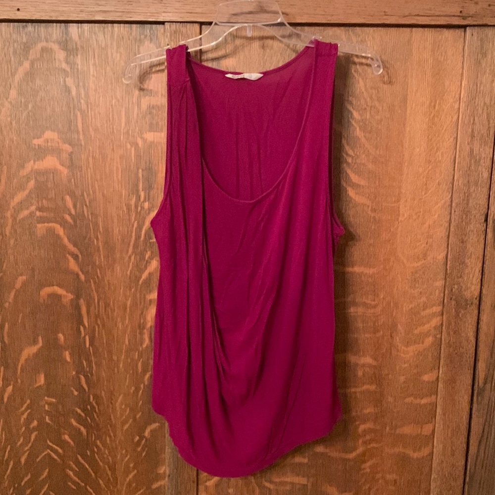 Old Navy maroon sleeveless top XL